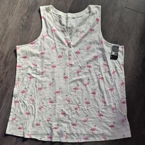 TORRID- PINK FLAMINGOS TANK
